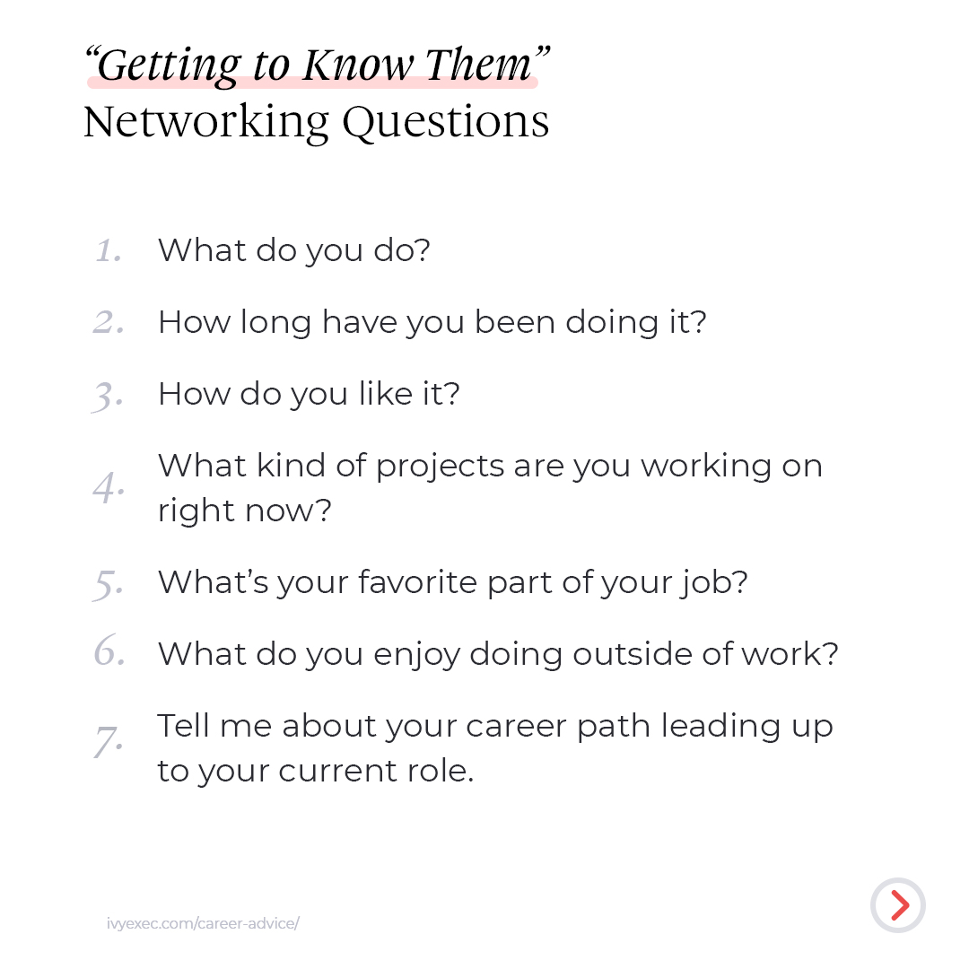“Getting to Know Them” Networking Questions